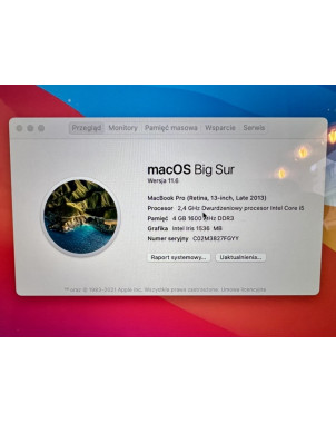 Macbook Pro 13 A1502 (2013r.)