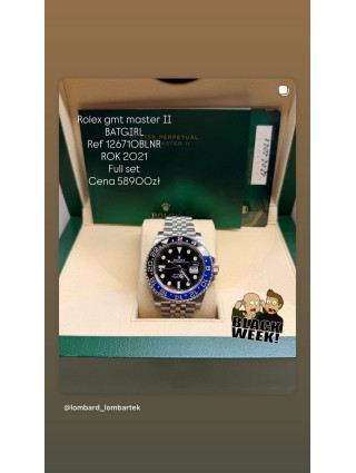 Rolex GMT II Batgirl