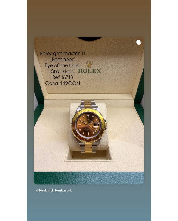Rolex gmt master II Rootbeer Eye of the tiger
