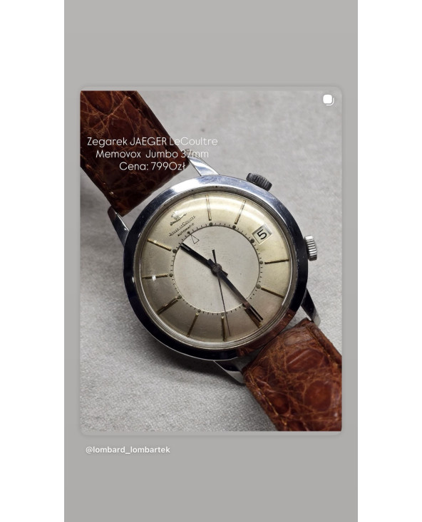 Zegarek Jaeger LeCoultre Memovox Jumbo 37mm