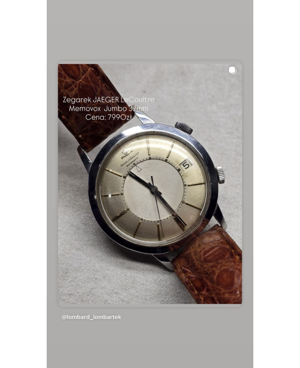 Zegarek Jaeger LeCoultre Memovox Jumbo 37mm