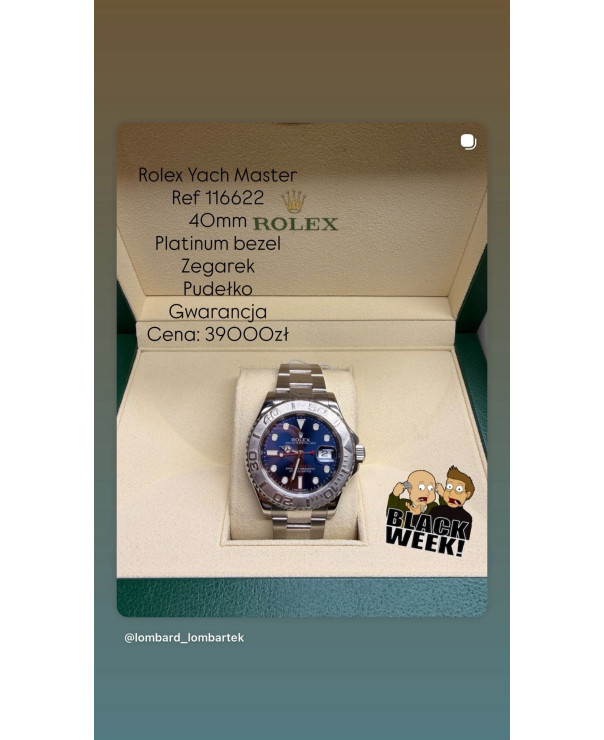 Rolex Yacht Master Ref 116622 40mm