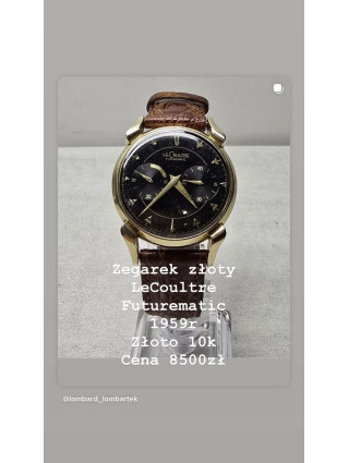 Zegarek złoty LeCoultre Futurematic 1959 r. Złoto 10k