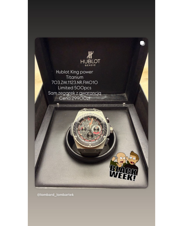 Hublot King power Titanium 703.ZM.1123