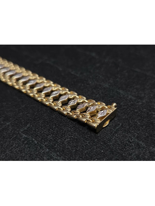Złota bransoletka próby 585 waga 16,9g długość 29cm