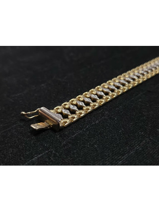 Złota bransoletka próby 585 waga 16,9g długość 29cm
