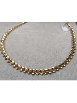 Złota kolia pr.585 35,3g 45cm