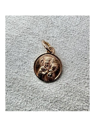 Złoty medalik z Matką Boską 0,77g