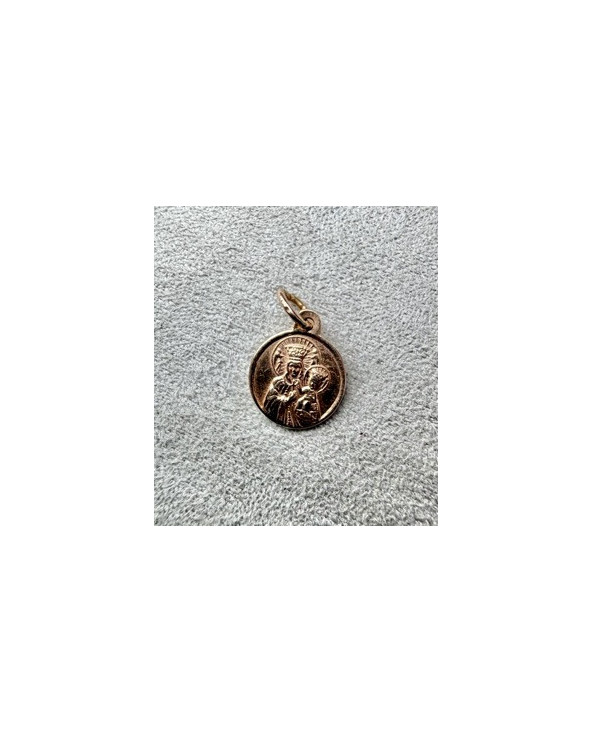 Złoty medalik z Matką Boską 0,77g