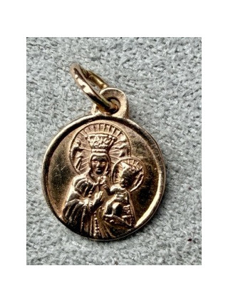Złoty medalik z Matką Boską 0,77g