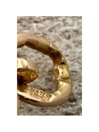 Złoty medalik z Matką Boską 0,77g