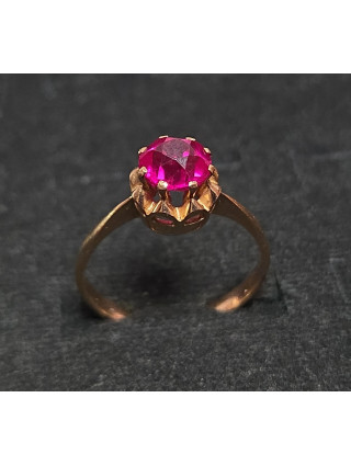 Złoty pierścionek pr.583 rozmiar 21 waga 2,97g Kraków W