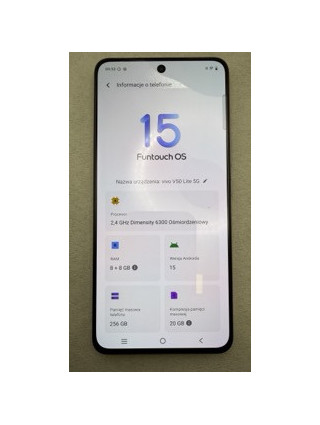 Vivo V50 Lite 5g Titanium gold 8GB+256