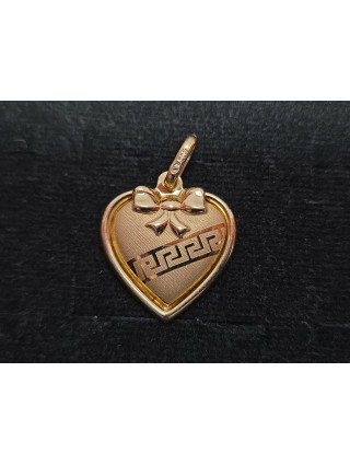 Złota zawieszka pr.585 14k waga 1,7g używana Matka Boska serce Kraków W