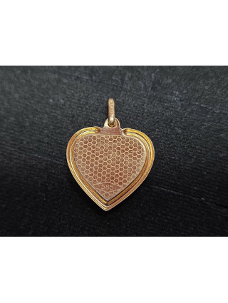 Złota zawieszka pr.585 14k waga 1,7g używana Matka Boska serce Kraków W