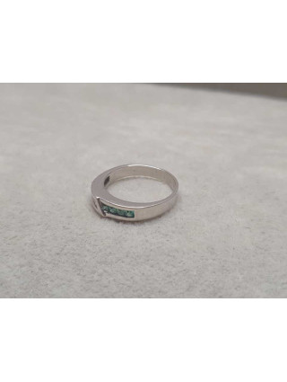 Złoty pierścionek białe złoto pr.585 3,52g R14