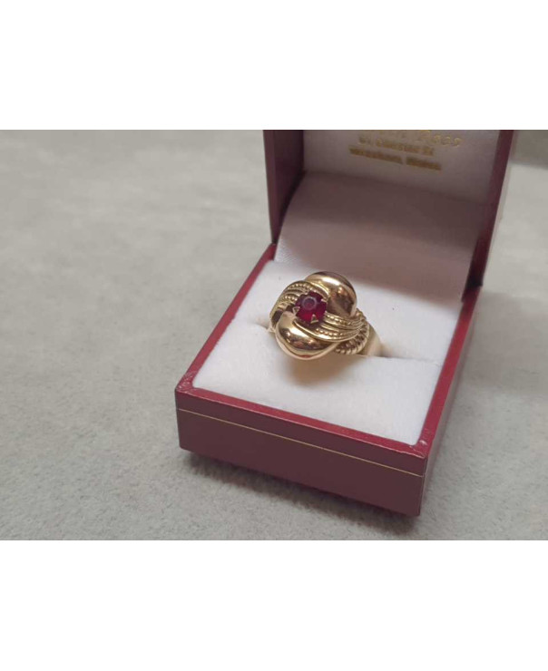 Złoty pierścionek pr.750 6,16g R22