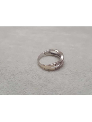 Złoty pierścionek białe złoto pr.585 3,02g R12