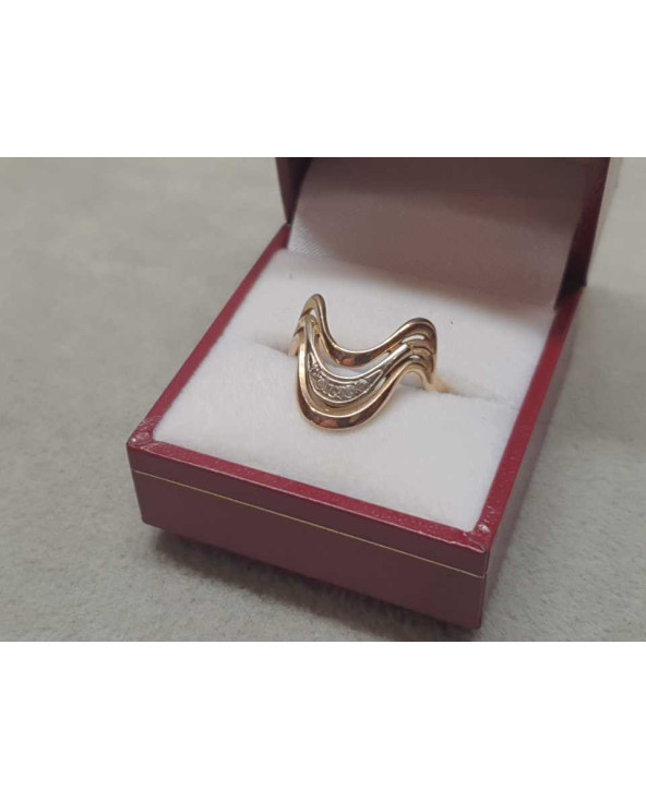 Złoty pierścionek próby 585 3,43g R20