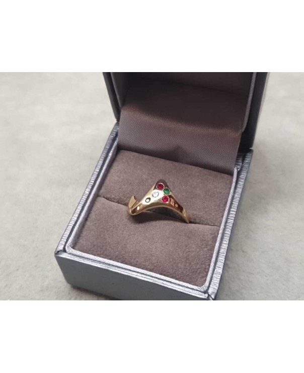 Złoty pierścionek próby 585 2,66g R14