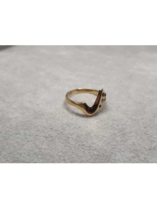 Złoty pierścionek próby 585 2,66g R14