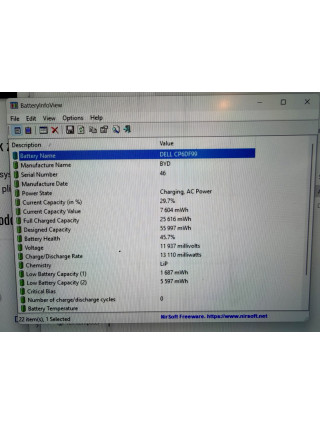 Laptop Dell Precision 5540 Intel i7-9850H/ QUADRO T1000 /16GB 512/GB