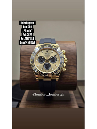 Rolex Daytona Gold 750 ,,Pikachu"Rok 2022 Ref.116518LN