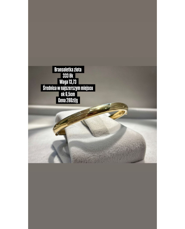 Złota Bransoletka pr 333 8k waga 13,73g
