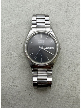 Vintage Seiko SQ Quartz Men's Day Date Watch - 7546